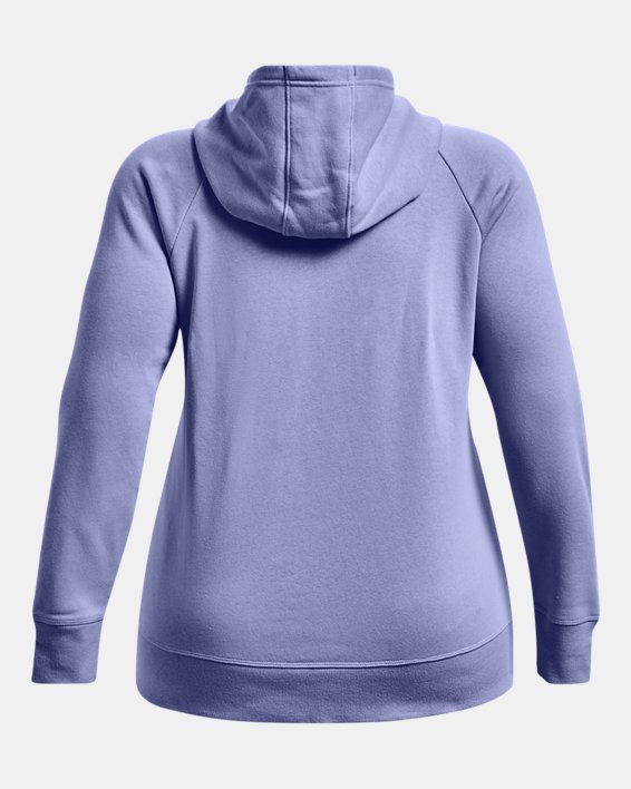 Women's UA Rival Fleece Sportstyle Graphic Hoodie, Purple, pdpMainDesktop image number 5